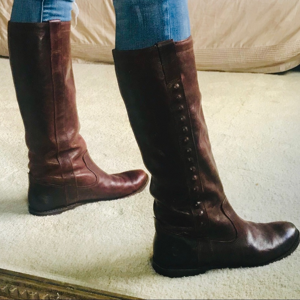 Frye Mahogany Boots